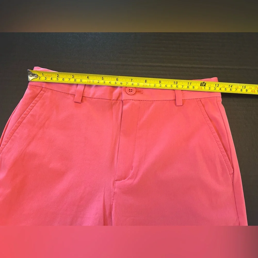 Vineyard Vines Boys Performance Shorts Adjustable Waist Size 14 Jetty Red Preppy - Picture 7 of 12